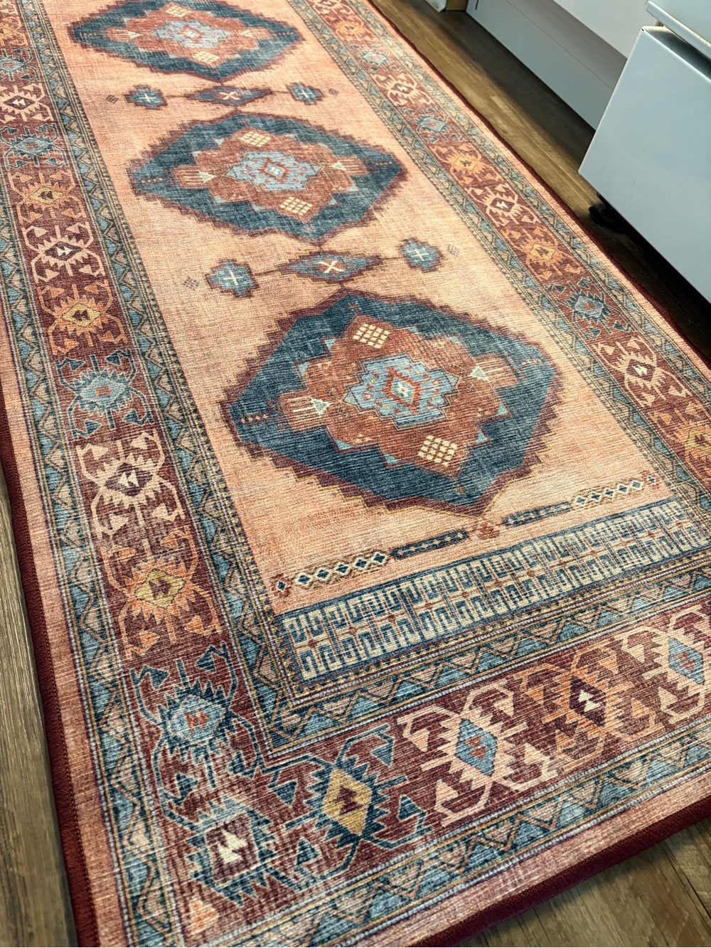 Ruggable Marcela Copper Rug Cover 2.5’ x 7’ - Picture 3 of 3